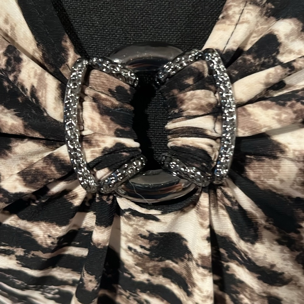 🆕 Dana Buchanan Leopard Print Dress Size Small - Picture 3 of 8